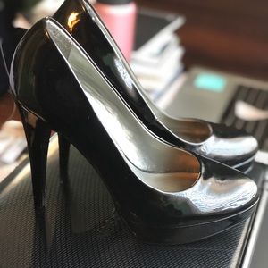 G by Guess Black Platform Pumps