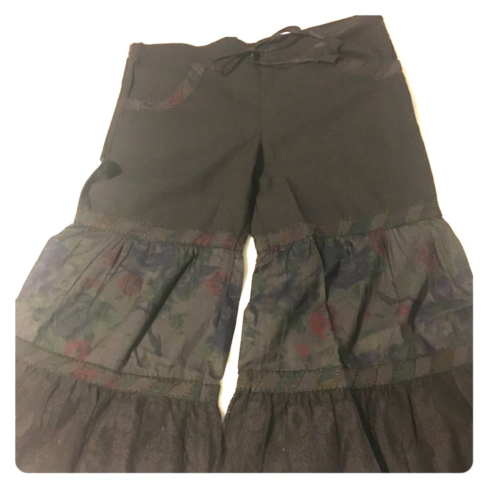 RU Apparel Western Culottes, Size S, Dark Green