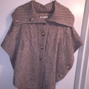 NWOT sweater poncho