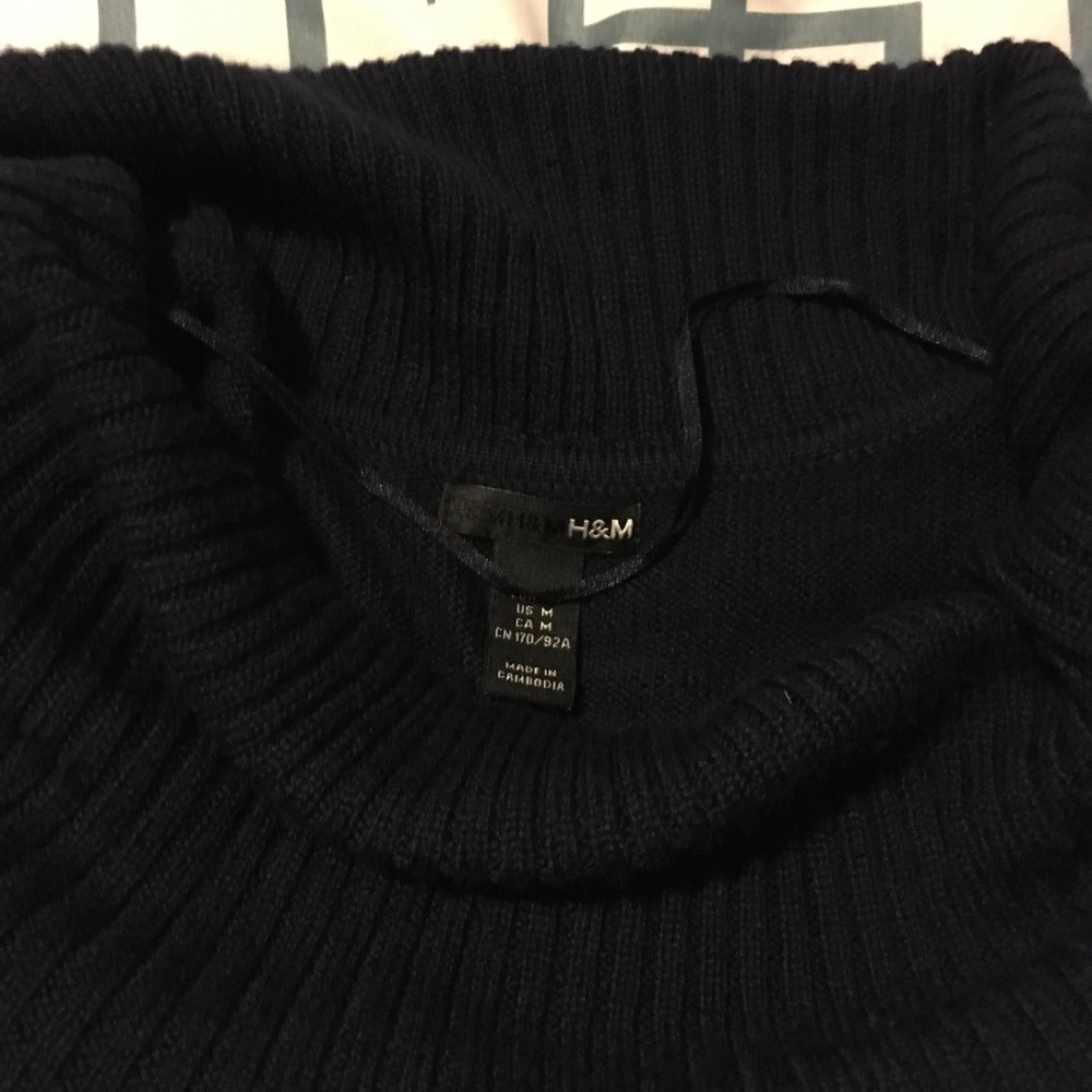 Navy Blue Sweater Dress