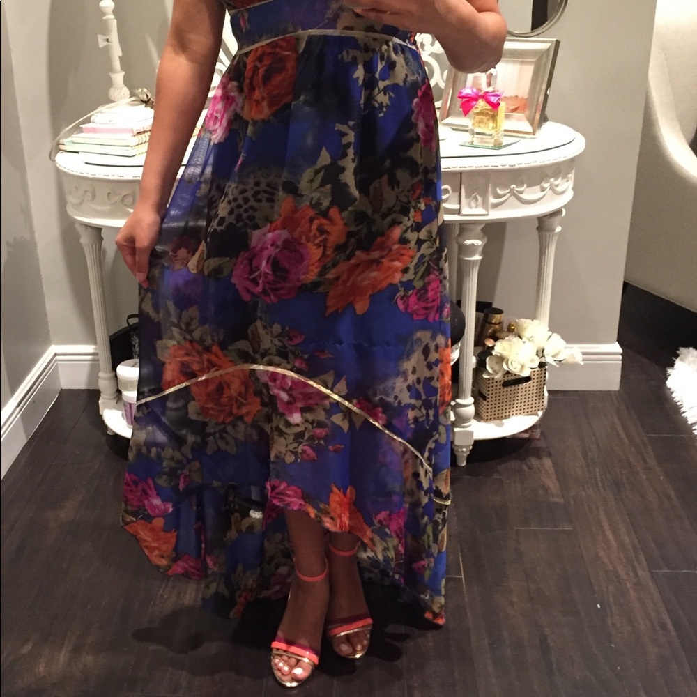 High low maxi dress