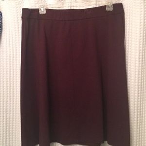 Dark Plum Skirt