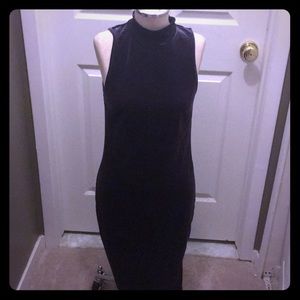 STARING AT STARS PURPLE VELVET LONG DRESS