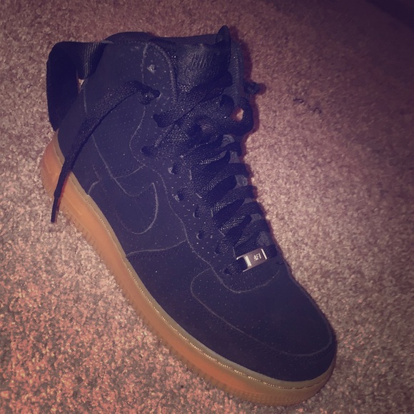 Air Force Ones HI Suede - Picture 1 of 6