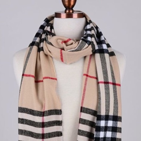 Plaid scarf - Picture 1 of 2