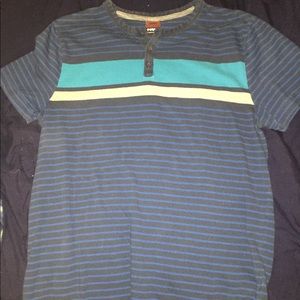 Blue striped t-shirt