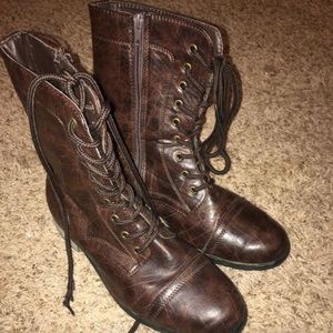combat boots!