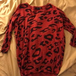 Leopard print sweater