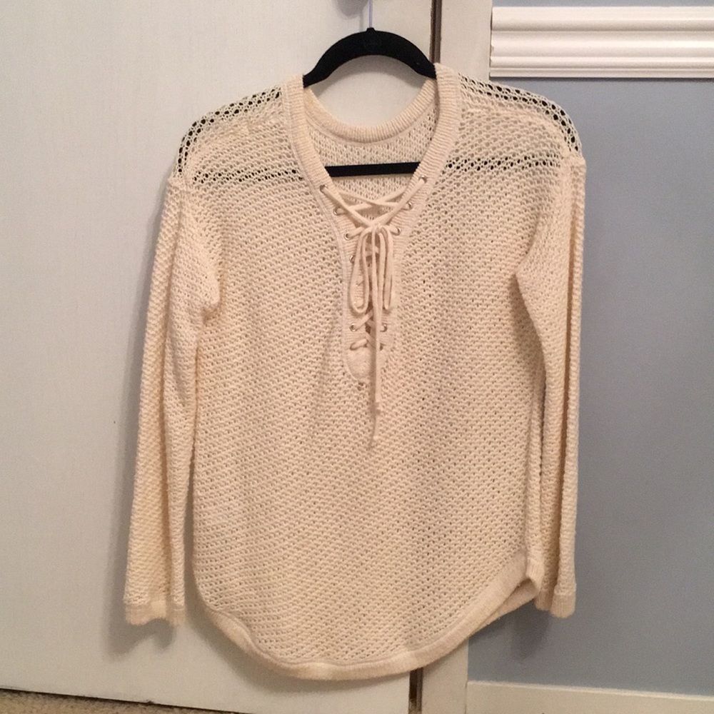 Urban Outfitters cream sweater