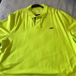 Men’s sz 3XL Nike Air max 1 logo  polo shirt, grn