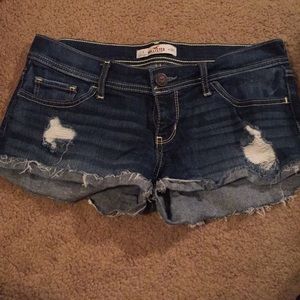 Holllister jean shorts