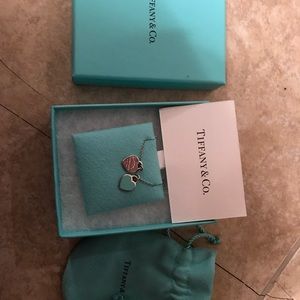 Tiffany & Co double heart necklace.