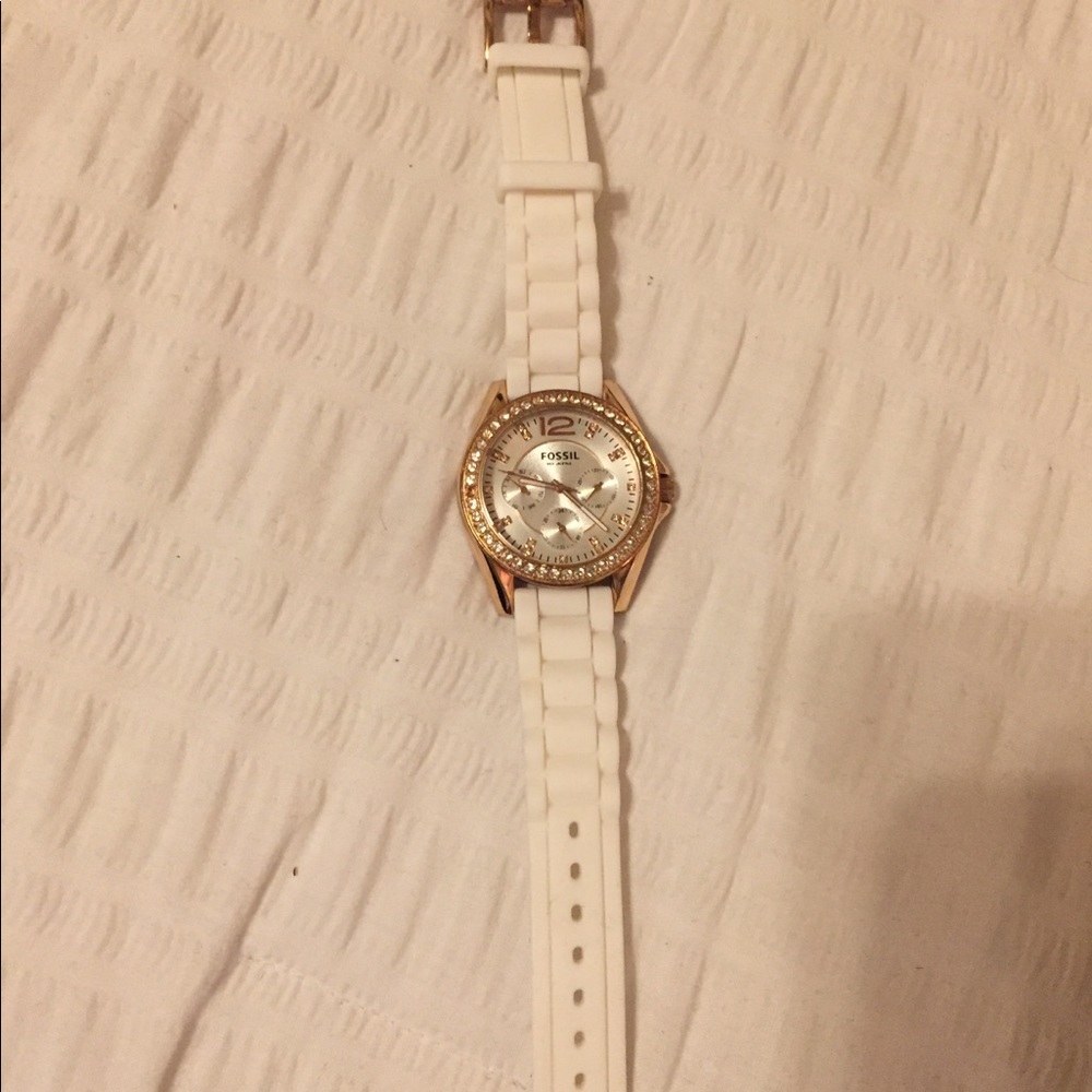 Rose Gold Fossil Watch