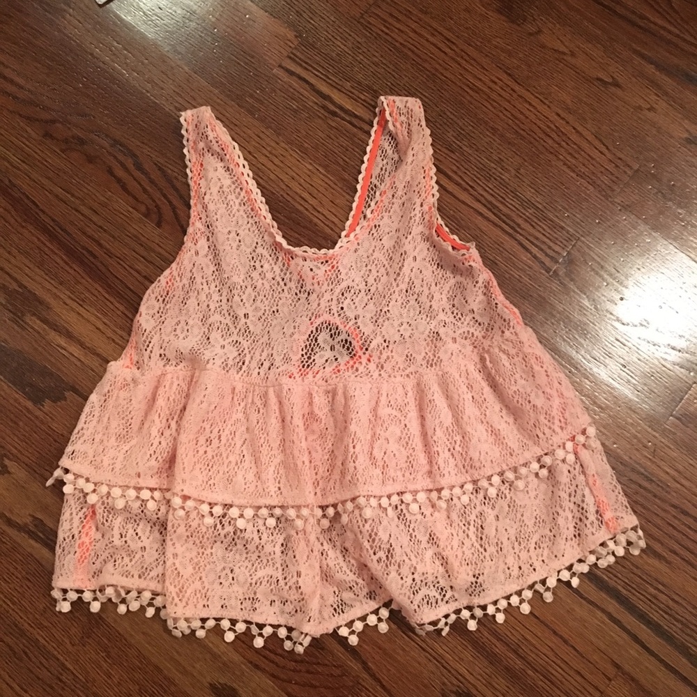 Free People Size Small Lace Top