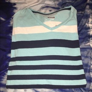 Blue stripped tee