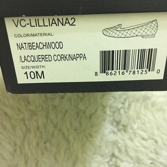 Vince Camuto,cork/parquet,lacquered flats . Size10 - Picture 4 of 4