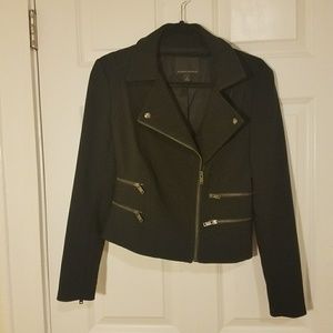 Banana Republic Fabric Moto Jacket