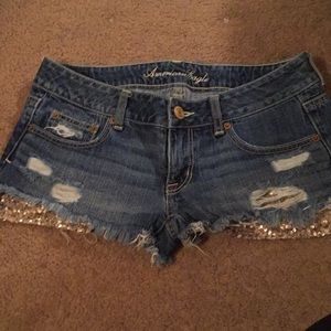 American Eagle jean shorts