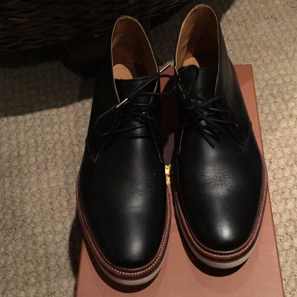 Coach chukka leather boots