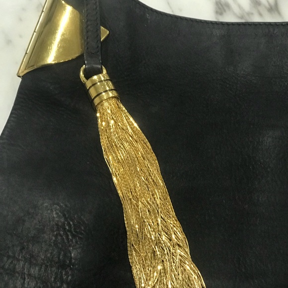 Gucci black leather hobo handbag - Picture 2 of 7