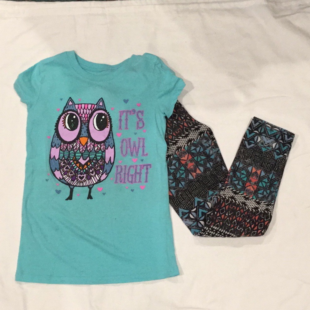 Girls t-shirt w/leggings