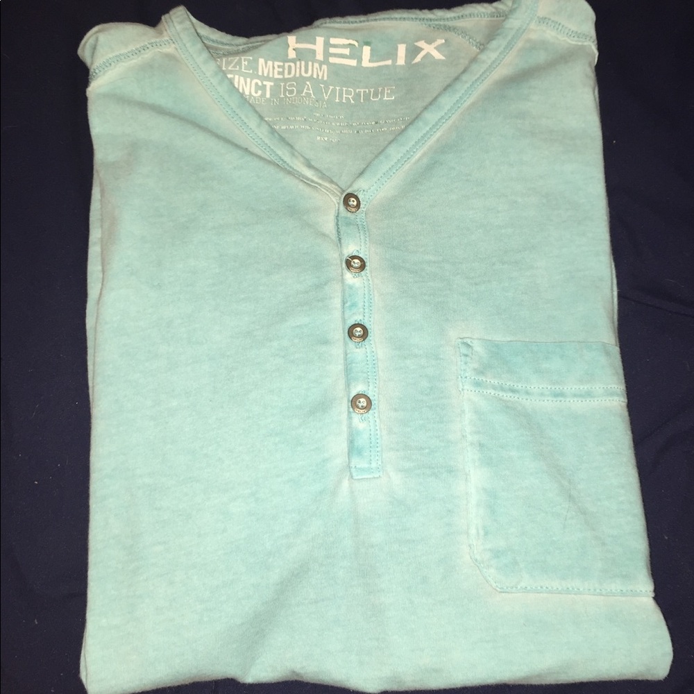 Blue tee