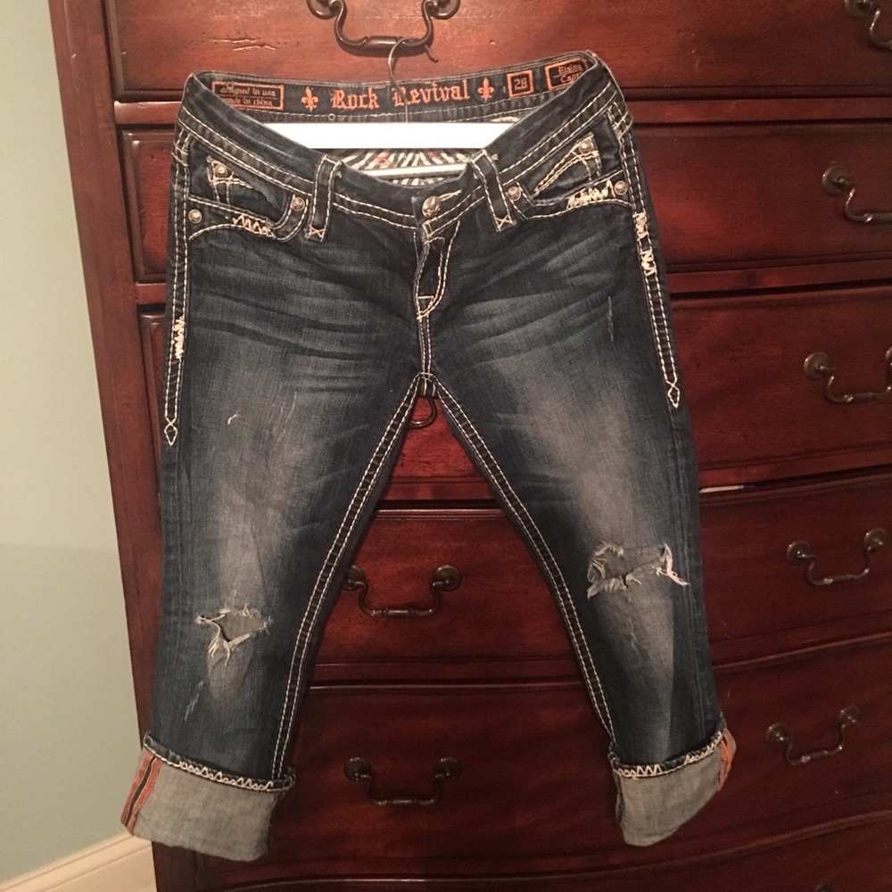 Rock Revival Capris