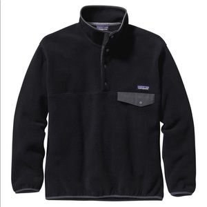 Men’s Black Patagonia Synchilla Pullover