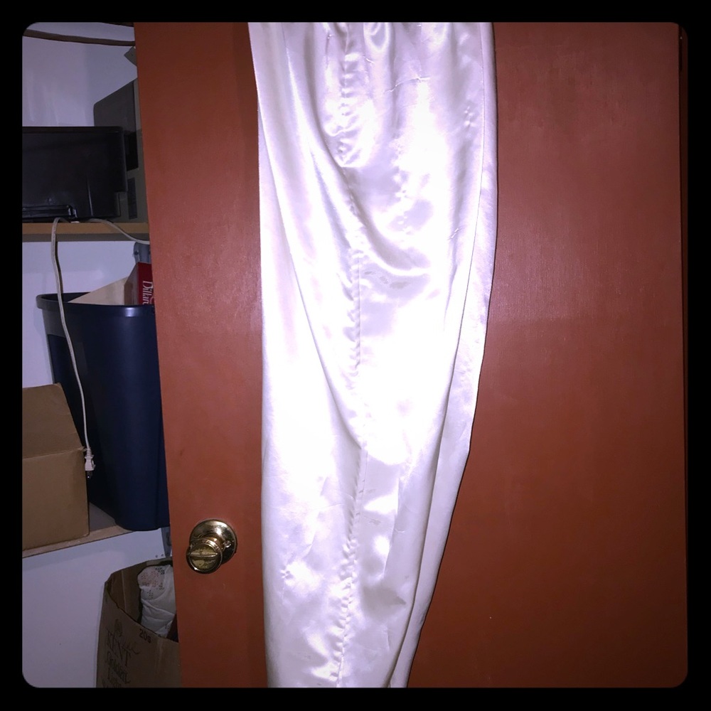 Bright White 100% Polyester intimate apparel pants