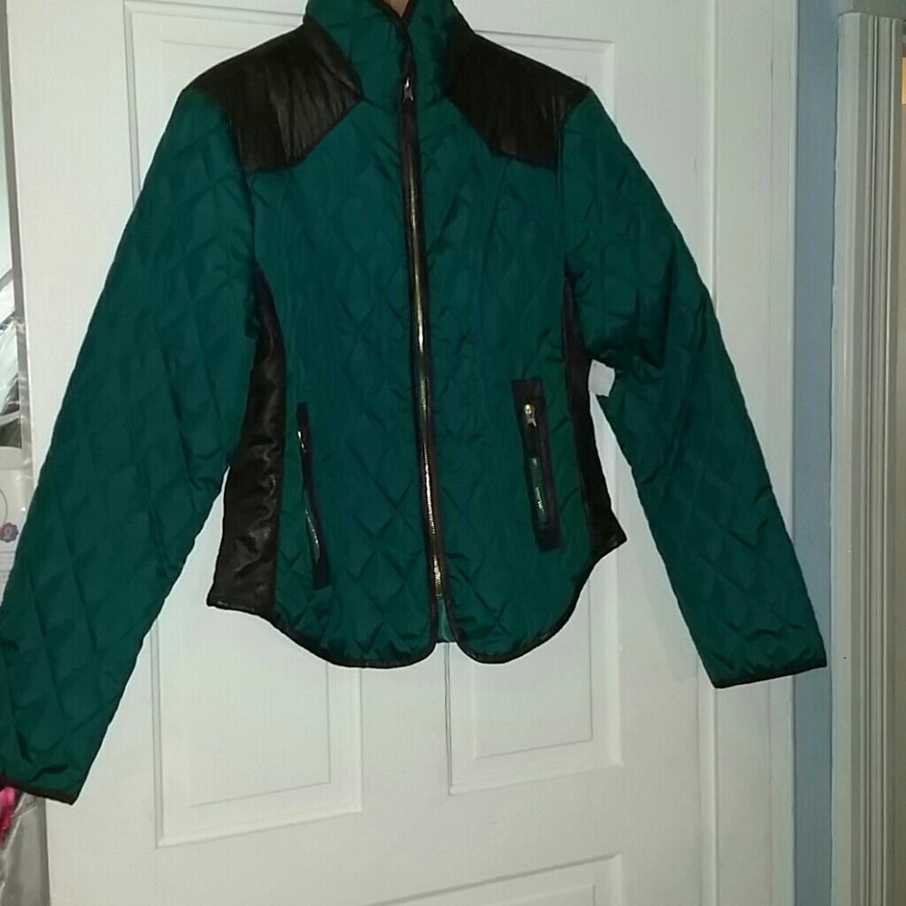 Last Kiss Emerald Quilt Jacket