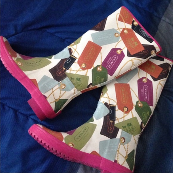 Coach rain boots - Picture 1 of 1