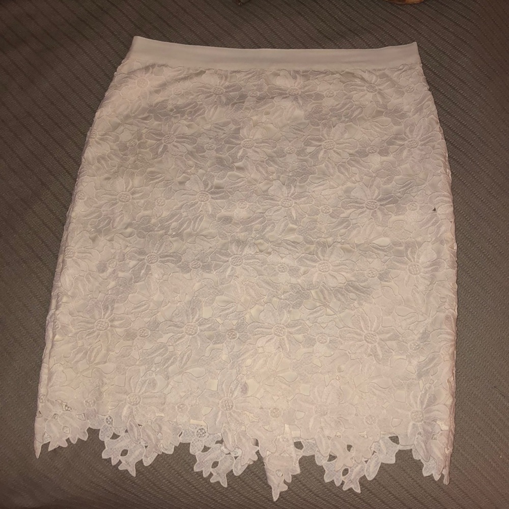 Lace Pencil Skirt