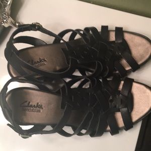 Black wedge Sandals by Clark’s