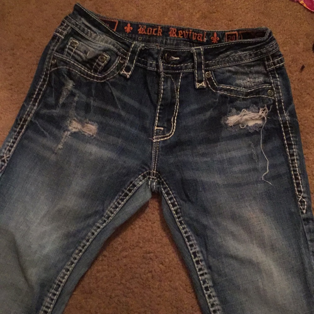 Rock revivals. Worn once. Great condition