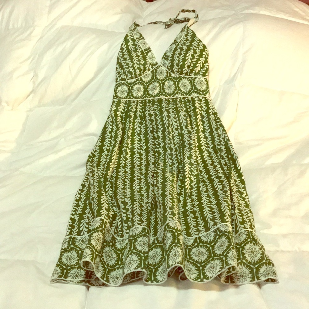 Trixxi Tie neck halter dress