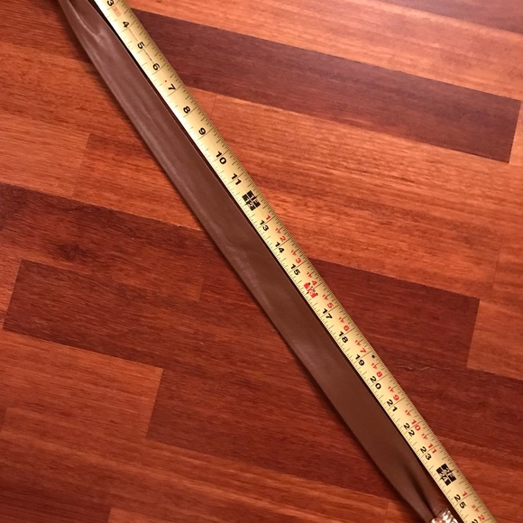 Vintage Schaffer Lamb Skin Belt with gold Buckle - Picture 3 of 4