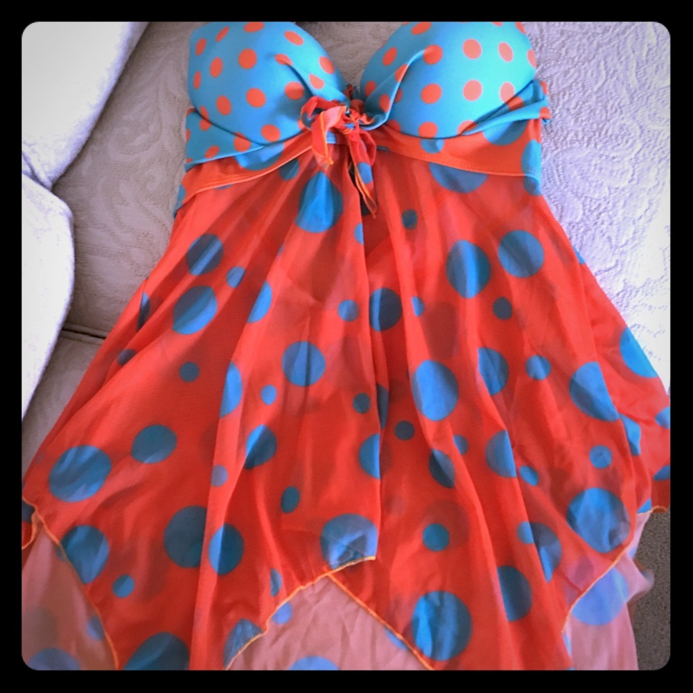 Tankini n Boy Shorts Bathing Suit New Never Worn