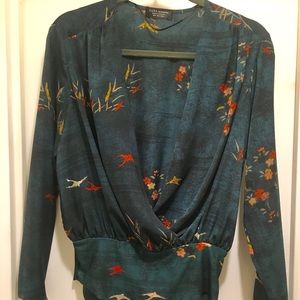 Zara Floral bodysuit