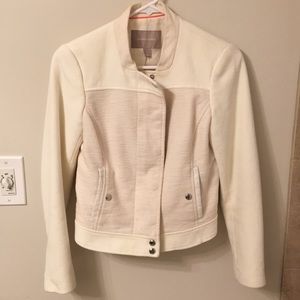 Ivory moto jacket