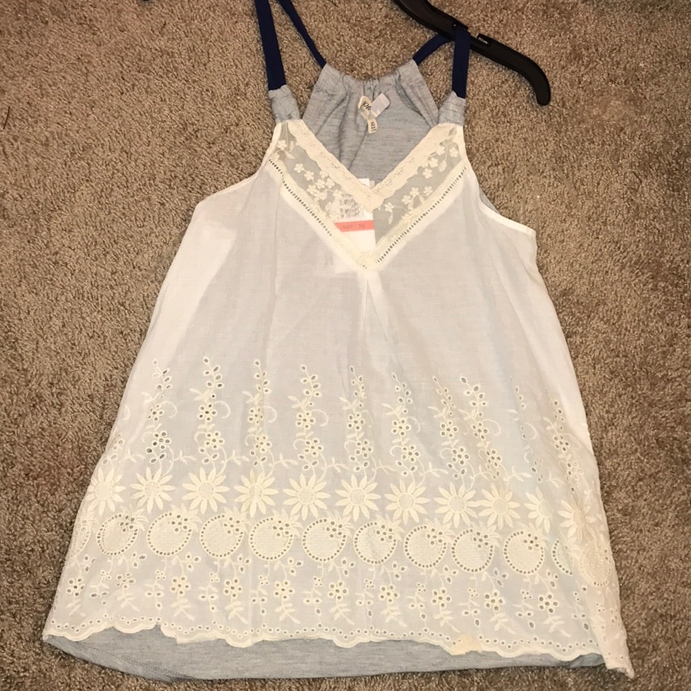 Cream tank top from Belk