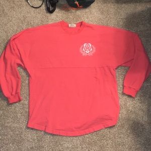Chi Omega Spirit Jersey in coral size small crest