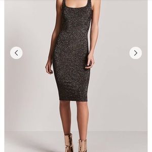 Metallic / Shimmer Knit Midi Dress