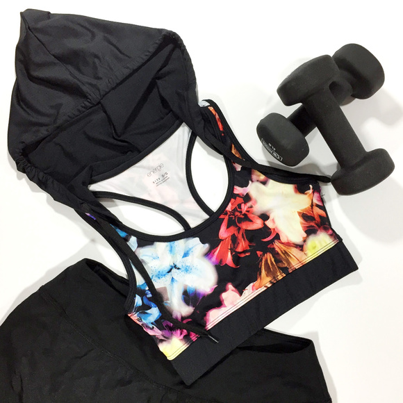 Energie Other - Energie Printed Hooded Sports Bra
