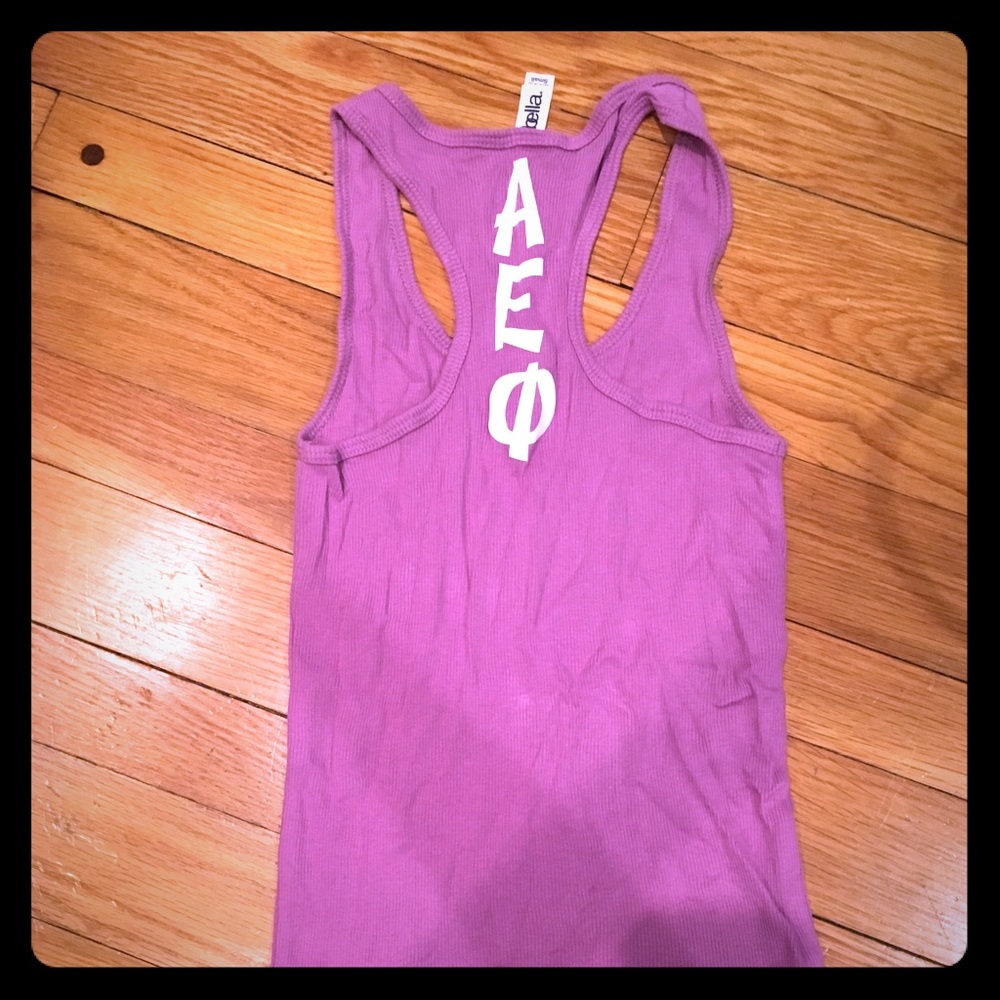 AEPHI racerback tank purple size small