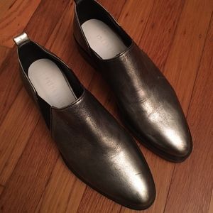 Freda Salvador Silver Chelsea Platform Shoes