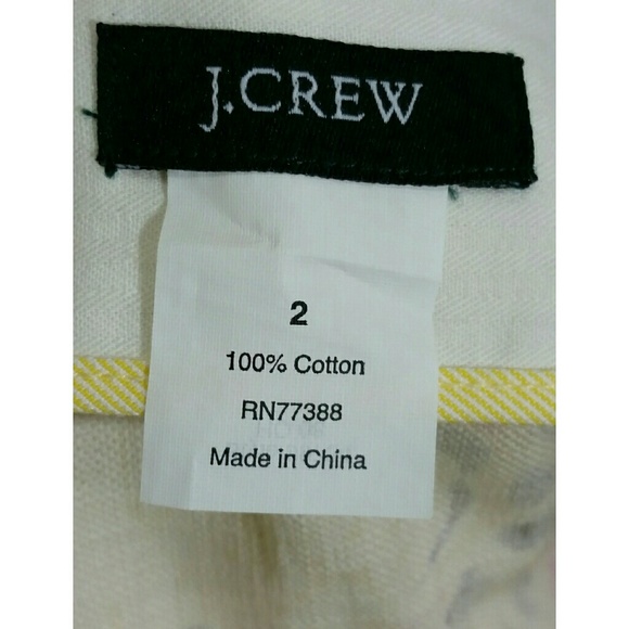 J. Crew Mini Skirt Pink Leaf print Size 2 - Picture 2 of 7