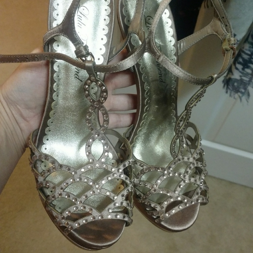 Lulu Townsend heeled platform sandal