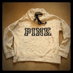 Victoria’s Secret PINK OffWhite/Blk sweatshirt