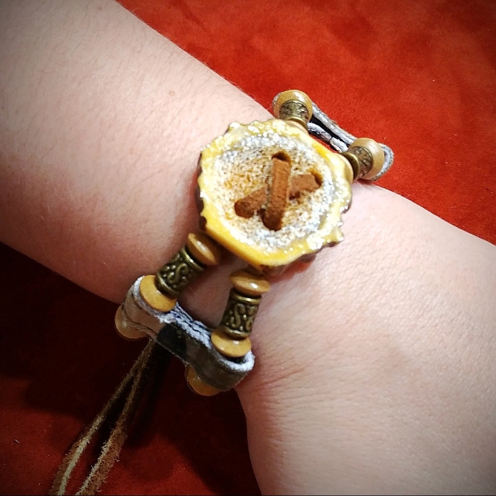 Camo & Elk Horn Bracelet