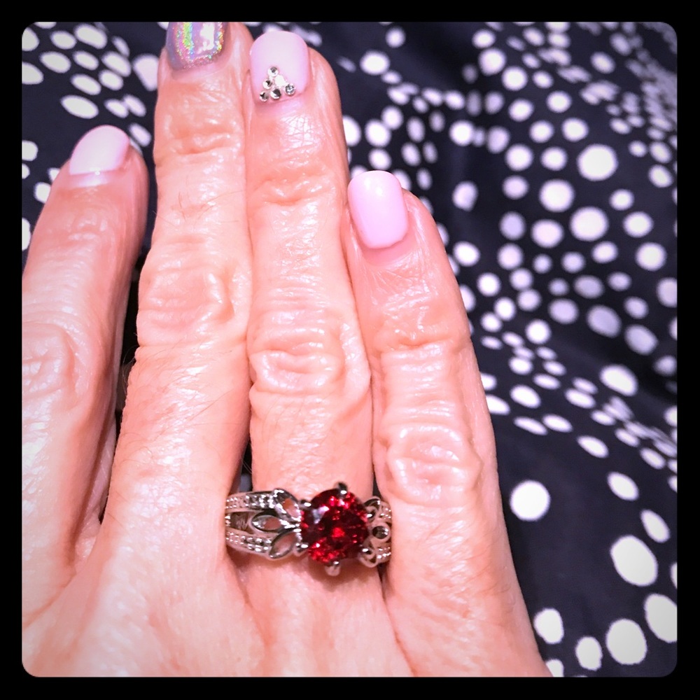 Ruby CZ ring!